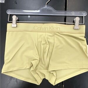 Calvin Klein Microfiber low rise  Trunk - light yellow stretch